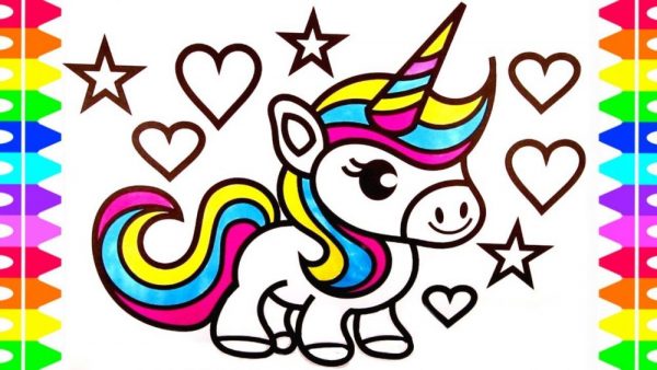Unicorn Coloring Pages For Adults Free
