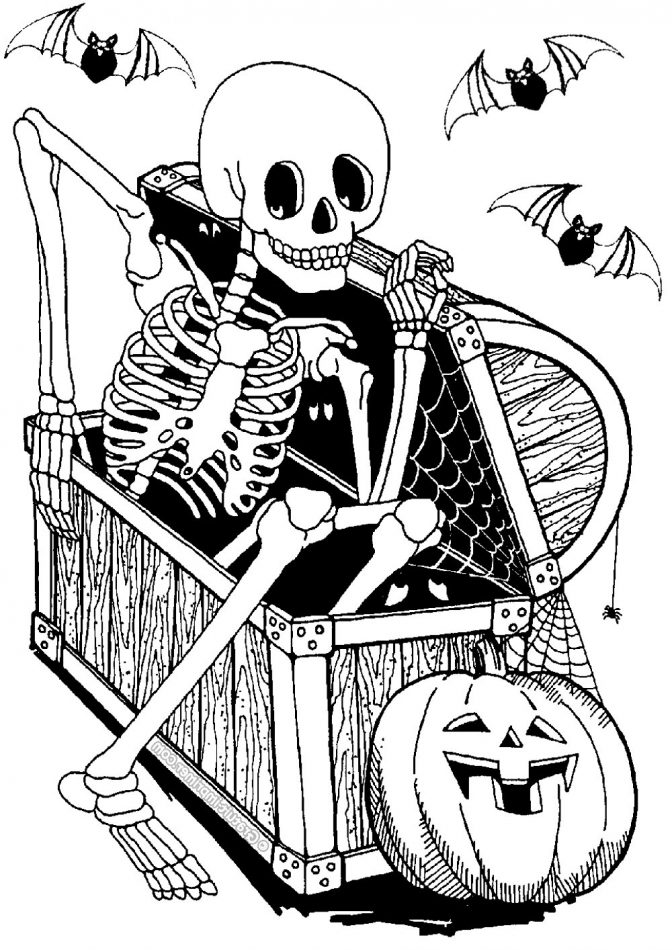 skull and skeleton printables