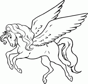 Kids Unicorn Coloring Pages