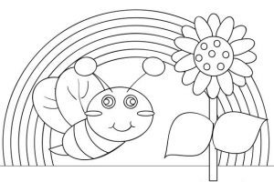 Free Rainbow Coloring Pages