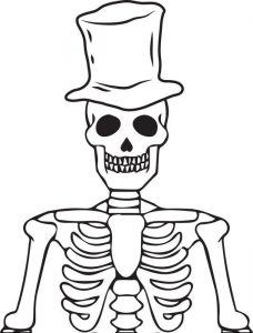 Human Skeleton Coloring Pages