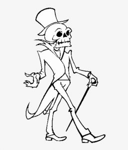 Skeleton Coloring Pages to Print